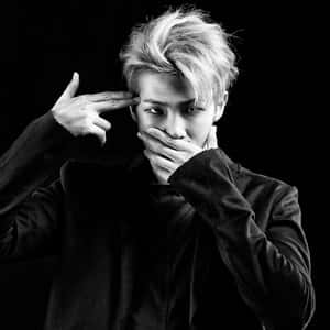 Bts Rap Monster Rocking The Stage Wallpaper