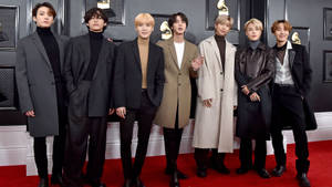 Bts Red Carpet Desktop Wallpaper Wallpaper