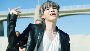 Bts Suga On Music Video Wallpaper