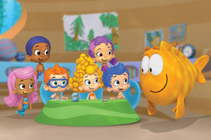 Bubble Guppies At School Wallpaper