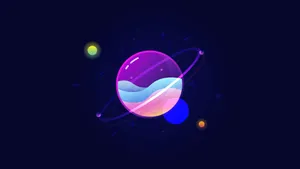 Bubble Planet Hd Amoled Wallpaper