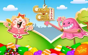 Bubblegum Troll With Tiffi In Candy Crush Saga Wallpaper