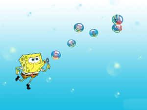 Bubbles Aesthetic Spongebob Desktop Wallpaper