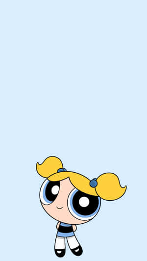 Bubbles Of The Powerpuff Girls Brings Joy To Townsville Wallpaper