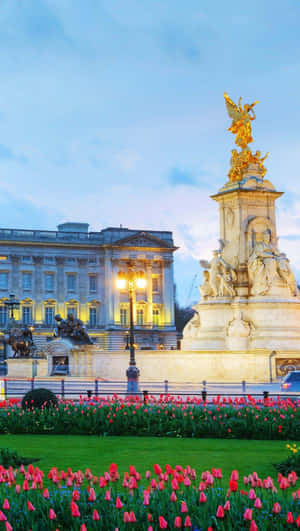 Buckingham Palace Victoria Memorial Dusk Wallpaper