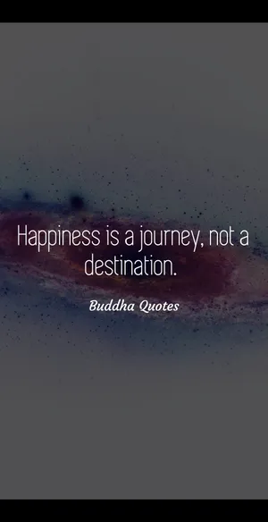Buddha Quotes Journey Destination Wallpaper