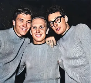 Buddy Holly And The Crickets Trio Musicians Wallpaper