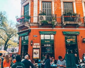 Buenos Aires San Telmo Plaza Dorrego Wallpaper