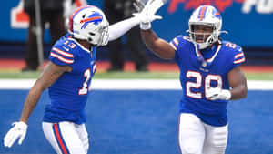 Buffalo Bills Celebration High Five Wallpaper