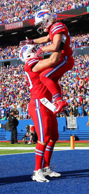 Buffalo Bills Celebration Touchdown Zone Wallpaper