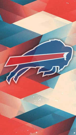 Buffalo Bills Geometric Backgroundi Phone Wallpaper Wallpaper