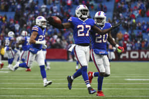 Buffalo Bills Interception Celebration Wallpaper