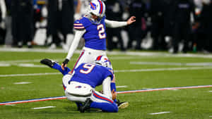 Buffalo Bills Kicker Field Goal Attempt Wallpaper