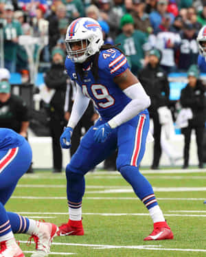 Buffalo Bills Linebacker Action Wallpaper