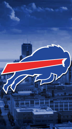 Buffalo Bills Logo City Backgroundi Phone Wallpaper Wallpaper