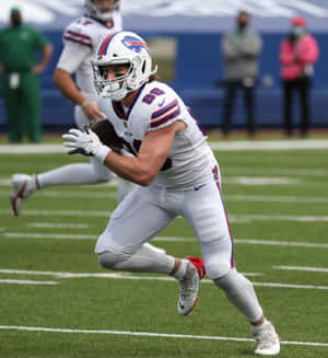 Buffalo Bills Player Catching Football Wallpaper