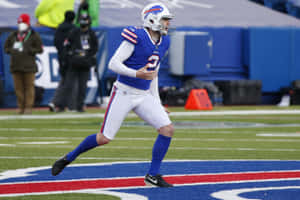 Buffalo Bills Player In Action Wallpaper