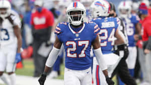 Buffalo Bills Player Number27 Wallpaper