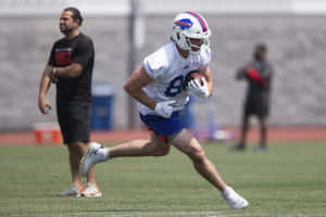 Buffalo Bills Player Training Session Wallpaper