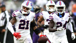 Buffalo Bills Players In Action Wallpaper