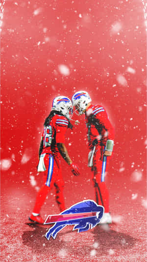 Buffalo Bills Snowy Gamei Phone Wallpaper Wallpaper