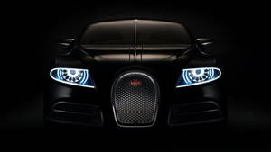 Bugatti Black Sports Cars Wallpaper