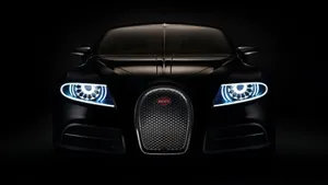 Bugatti Black Sports Cars Wallpaper