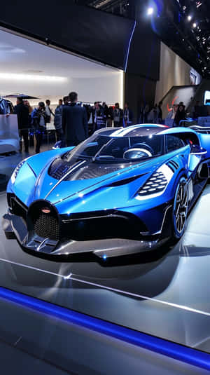 Bugatti Bolide Exhibition Showcase Wallpaper