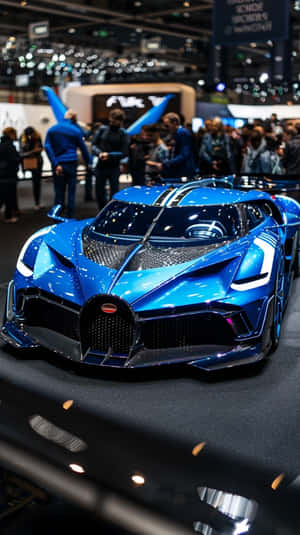 Bugatti Bolide Exhibition Showcase Wallpaper