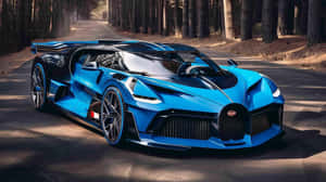 Bugatti Bolide Exotic Supercar On Road Wallpaper