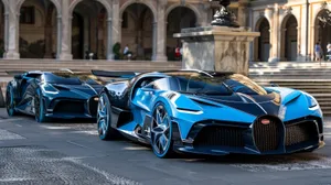 Bugatti Bolide Modelsin City Wallpaper