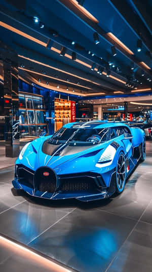 Bugatti Bolide Showroom Display Wallpaper