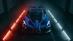 Bugatti Bolide Track Ready Design Wallpaper