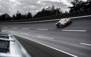 Bugatti Chiron On Racetrack 4k Wallpaper