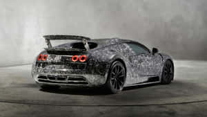 Bugatti Veyron S - A Silver Car With A Silver Paint Job Wallpaper