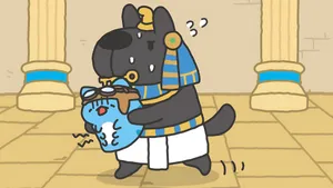 Bugcat Capoo Ancient Egypt Adventure Wallpaper