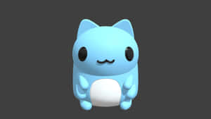 Bugcat Capoo Blue Variant Wallpaper