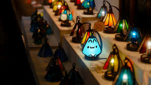 Bugcat Capoo Lantern Collection Wallpaper