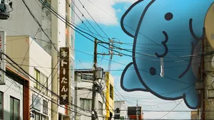 Bugcat Capoo Urban Street Art Wallpaper