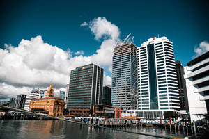 Buildings At The City Bay High Quality Desktop Wallpaper