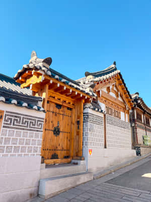 Bukchon Hanok Traditional Korean Houses Wallpaper