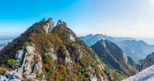 Bukhansan National Park Autumn Scenery Wallpaper