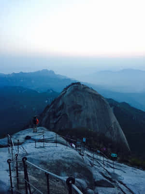 Bukhansan National Park Dusk Hike Wallpaper