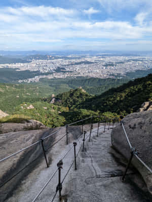 Bukhansan National Park Viewpoint Wallpaper