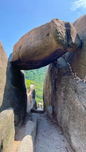 Bukhansan Rock Gateway Wallpaper