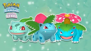 Bulbasaur, Ivysaur, And Venusaur Wallpaper