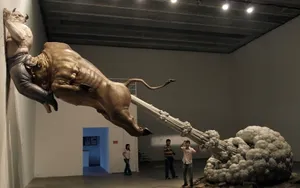 Bull Fart Art Gallery Piece Wallpaper
