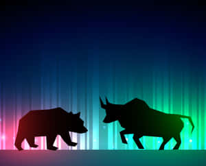 Bulland Bear Market Representation Wallpaper