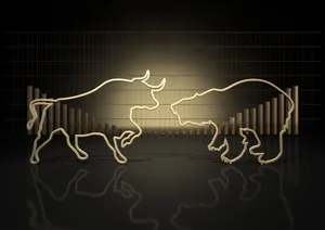 Bulland Bear Stock Market Symbols Wallpaper