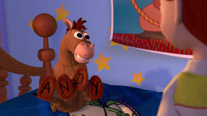 Bullseye Toy Story Andy Horse Shoe Wallpaper